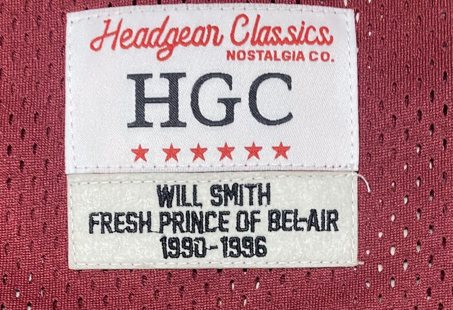 NEW AUTHENTIC HEADGEAR CLASSICS WILL SMITH BEL-AIR ACADEMY Throwback JERSEY 2XL