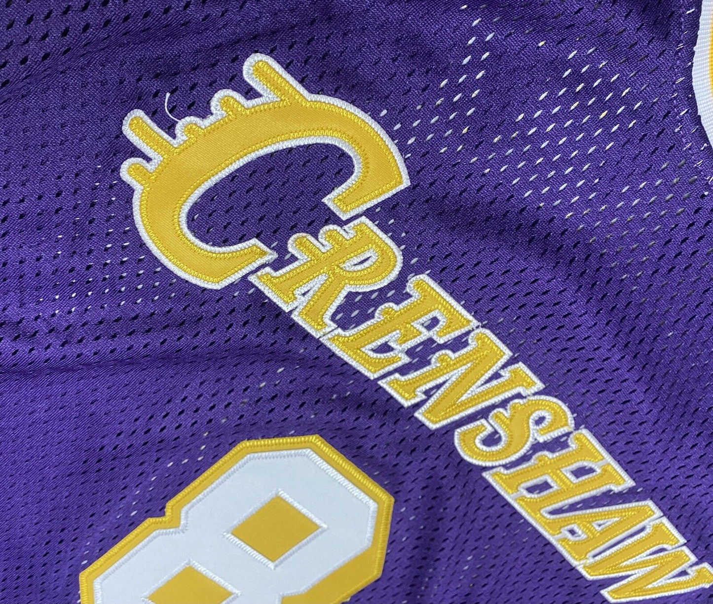 NEW KOBE BRYANT Crenshaw Nipsey Hustle Jersey Lakers Headgear Classics Large