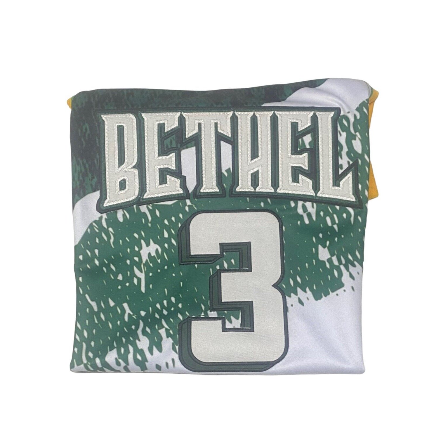 NEW AUTHENTIC Allen Iverson #3 Bethel HighSchool Throwback Basketball Jersey L