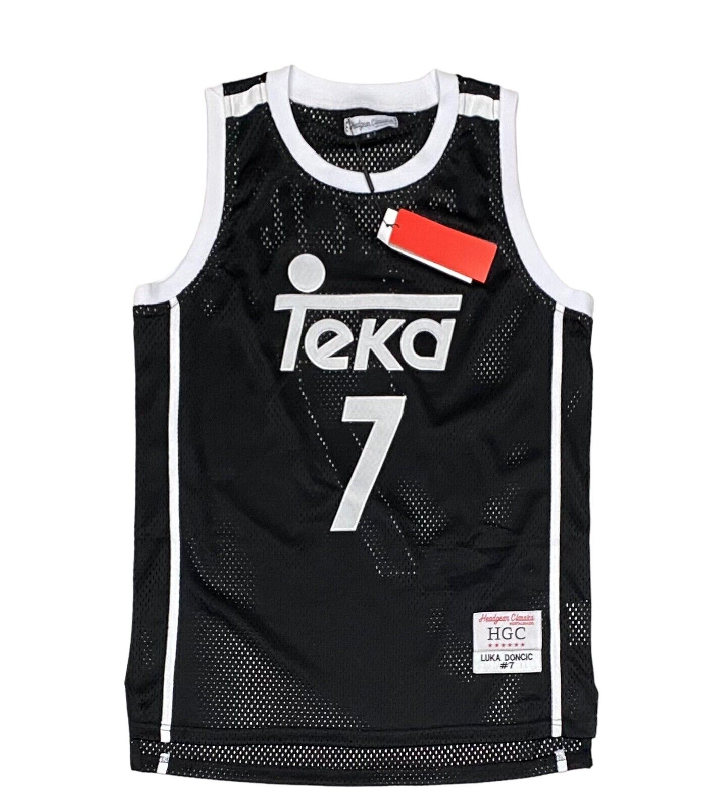 LUKA DONCIC Headgear Classic Real Madrid Teka Basketball Jersey