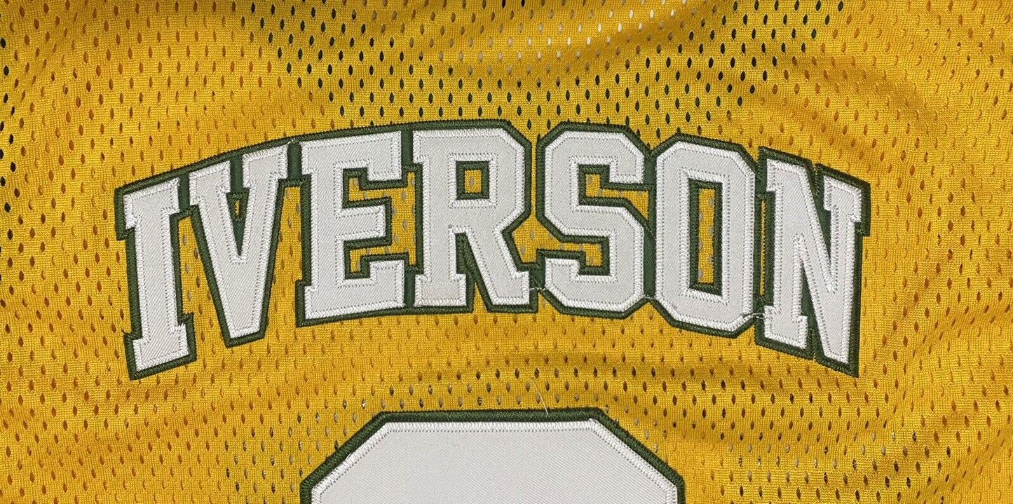 NEW AUTHENTIC Allen IVERSON Bethel High School  Basketball Throwback Jersey 2XL