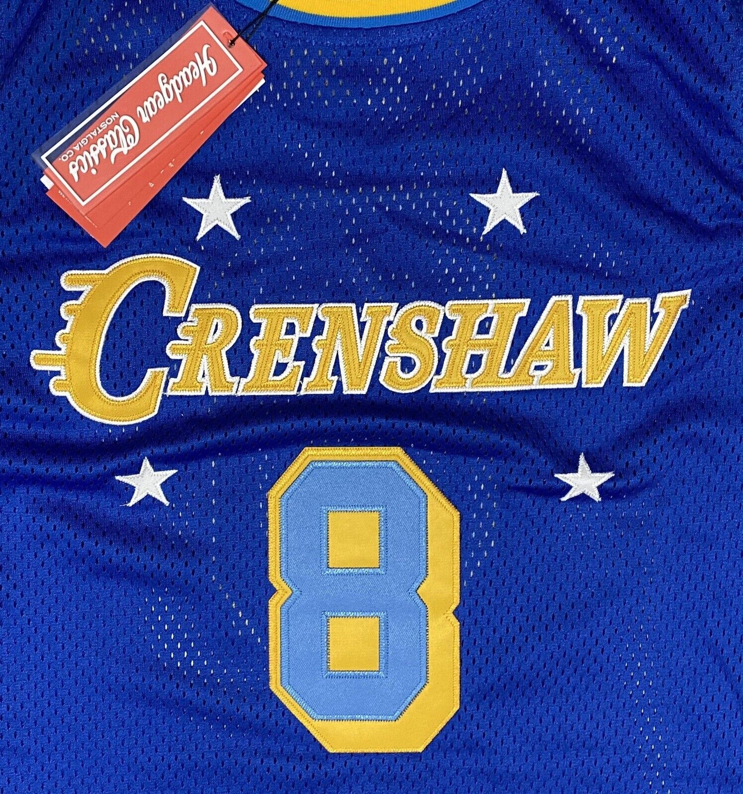 NEW HEADGEAR CLASSICS CRENSHAW KOBE BRYANT AUTHENTIC Stitched Throwback Jersey