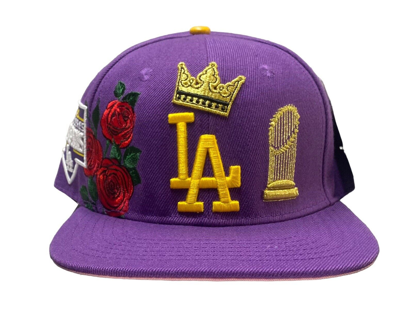 Los Angeles Lakers Cap Pro Standard Rose Patch Showtime 17X Champs Snapback Hat