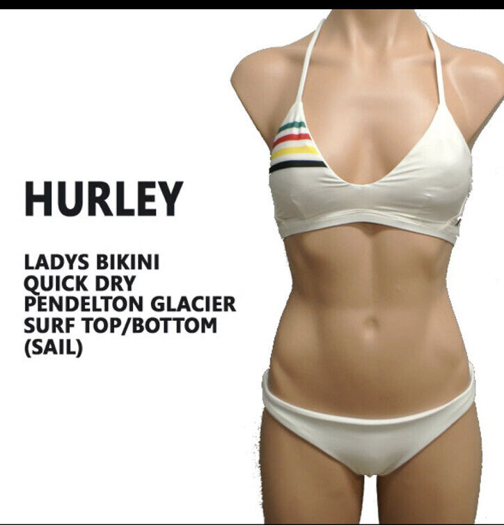 Hurley Bikini Quick Dry Pendelton Glacier  National Park Collection Performance