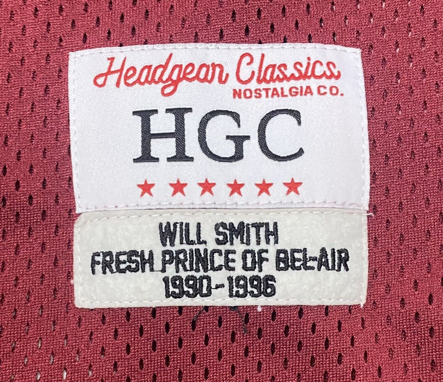 NEW AUTHENTIC HEADGEAR CLASSICS WILL SMITH BEL-AIR ACADEMY Throwback JERSEY 2XL