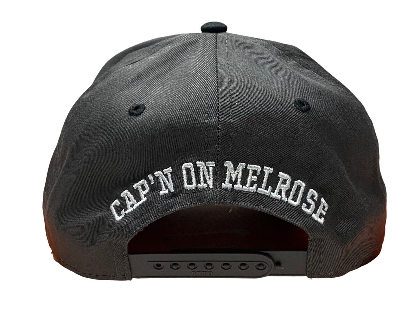 NEW Capn On Melrose Los Angeles Dodgers SnapBack Gray Black UV Curved Brim