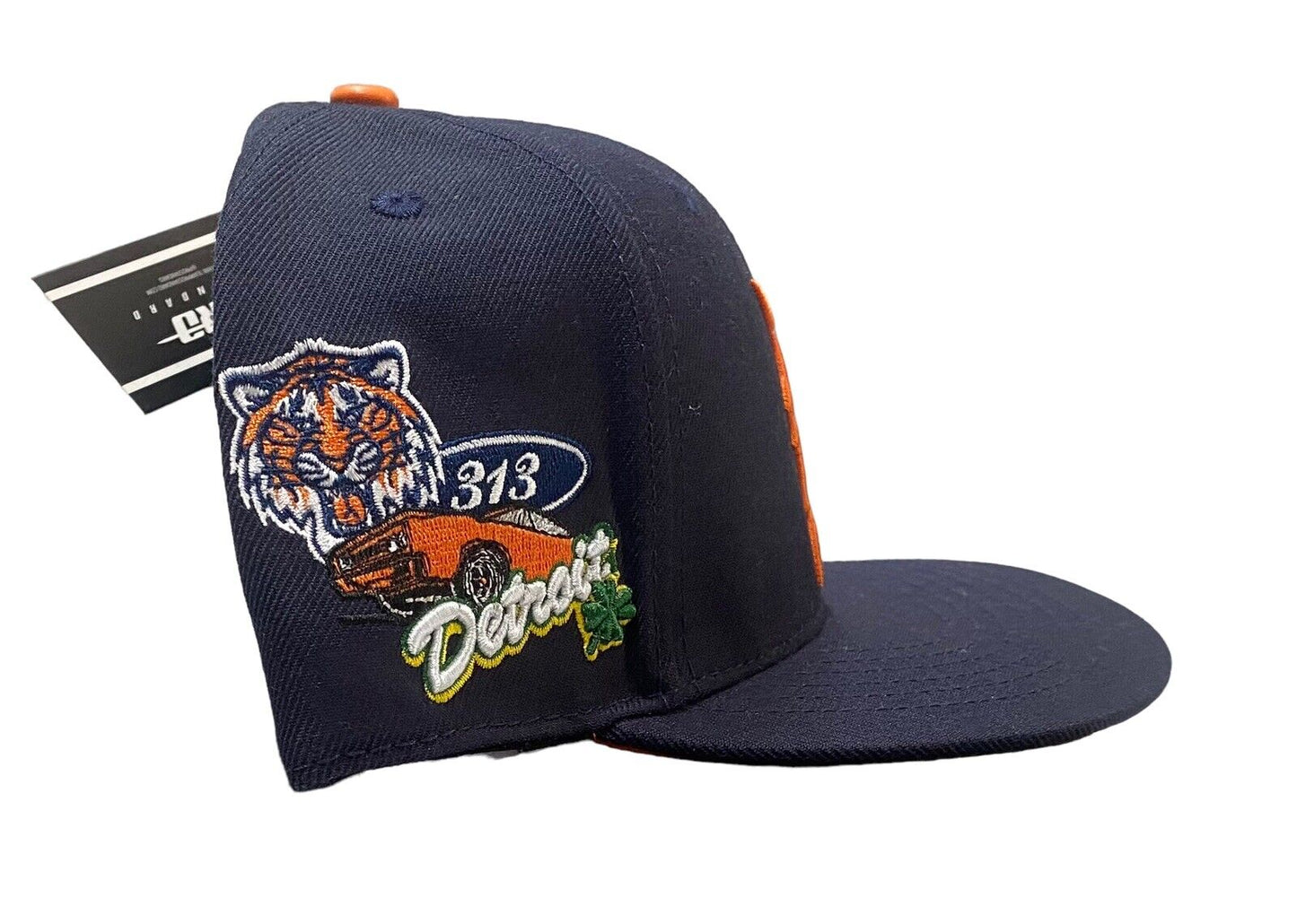 NEW MLB DETROIT TIGERS GRADIENT SNAPBACK Pro Standard Navy Blue Orange UV