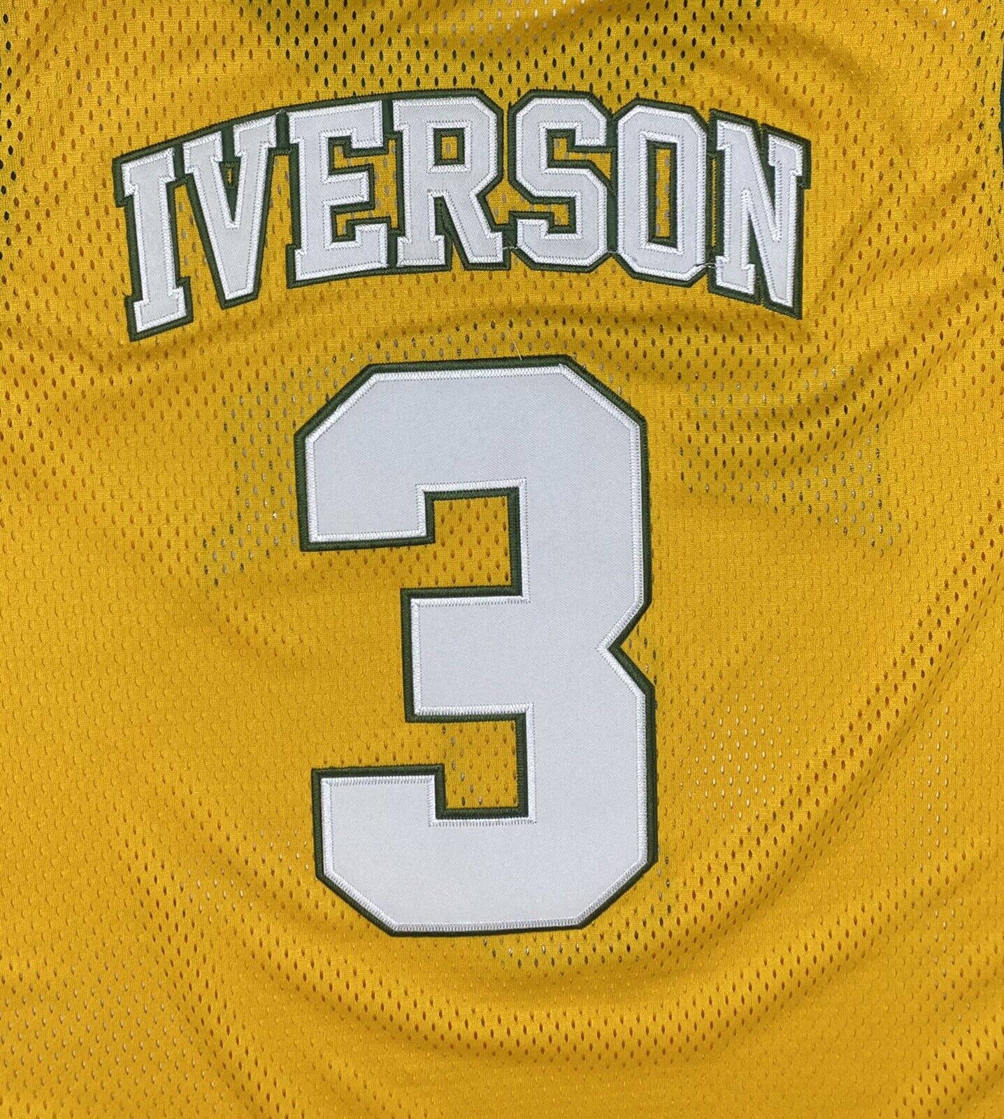 NEW AUTHENTIC Allen IVERSON Bethel High School  Basketball Throwback Jersey 2XL