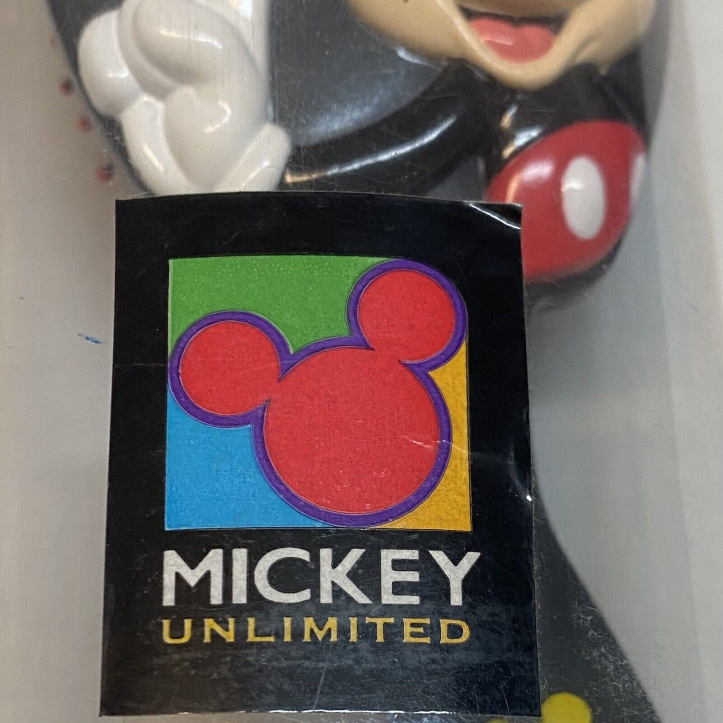 VTG NOS Disney Mickey Mouse Unlimited Collectable Sculptured Cushion Hair Brush