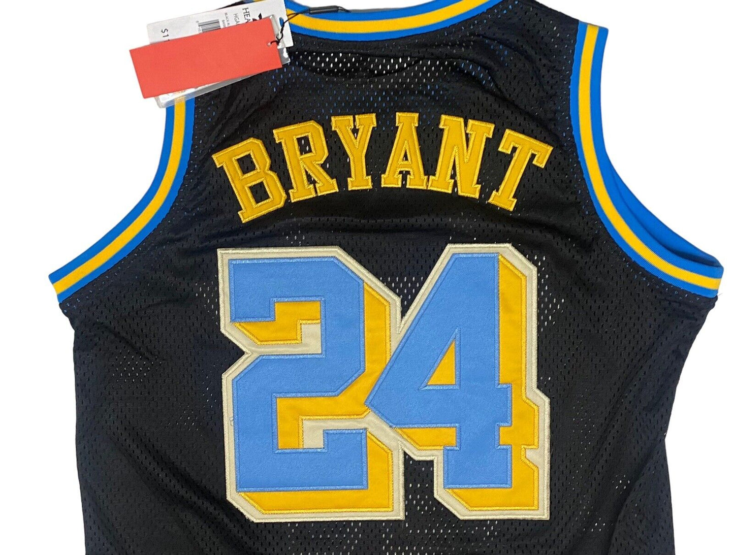 NEW Headgear Classics Kobe Bryant #24 Men's  2XL Crenshaw Black Alt Sewn Jersey