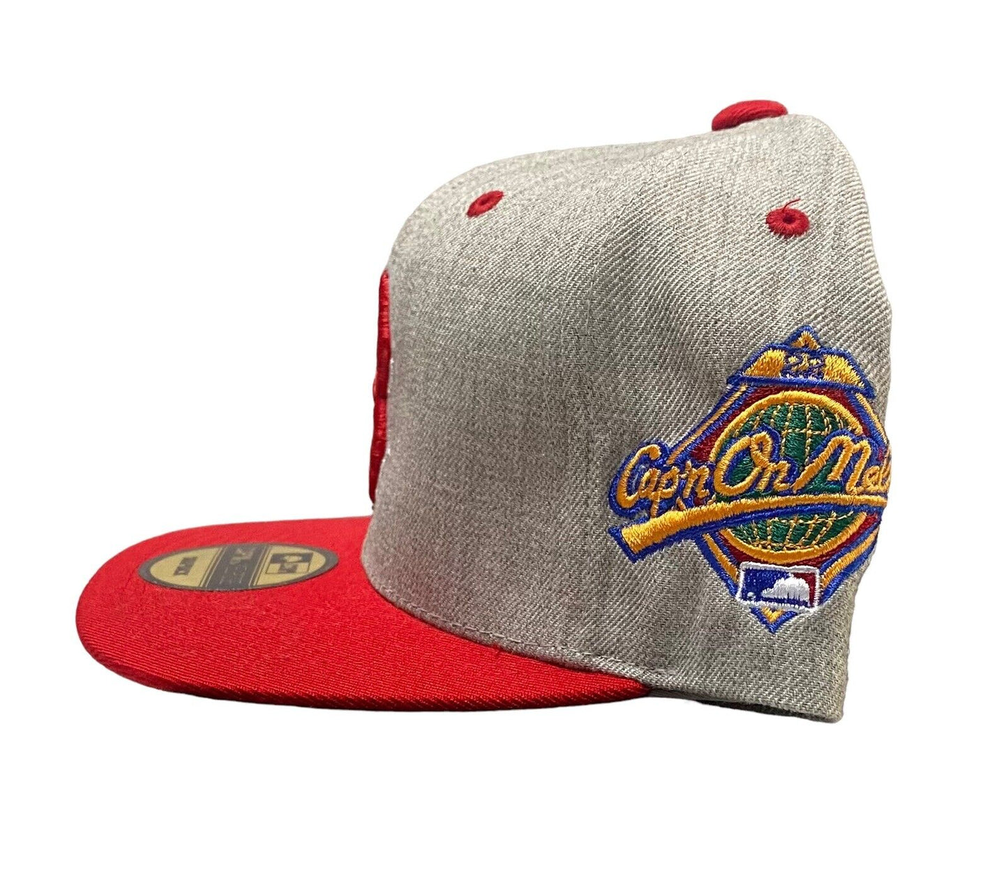 NEW Boston Red Sox Capn On Melrose 2 Tone SnapBack Hat Gray/Red Green UV