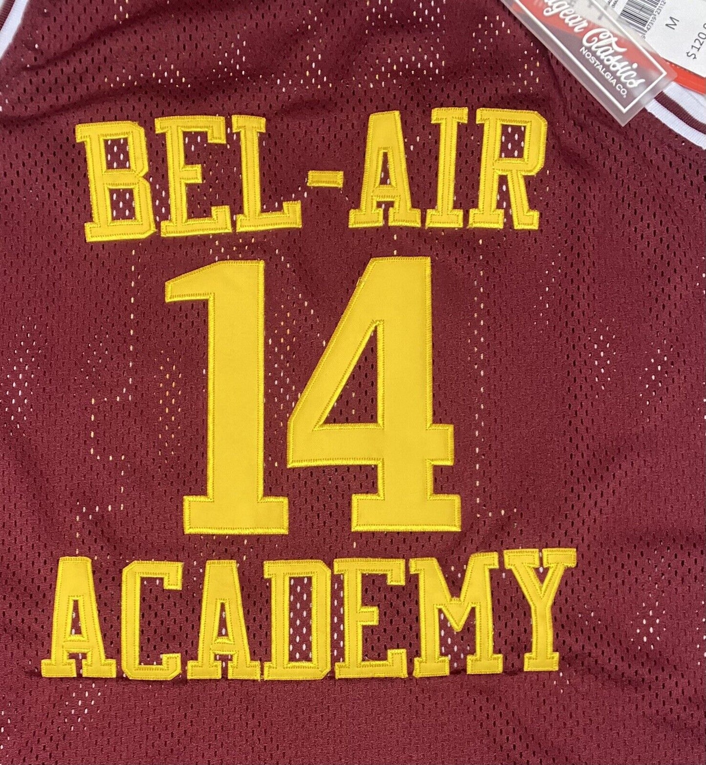 NEW AUTHENTIC HEADGEAR CLASSICS WILL SMITH BEL-AIR ACADEMY Throwback JERSEY 2XL