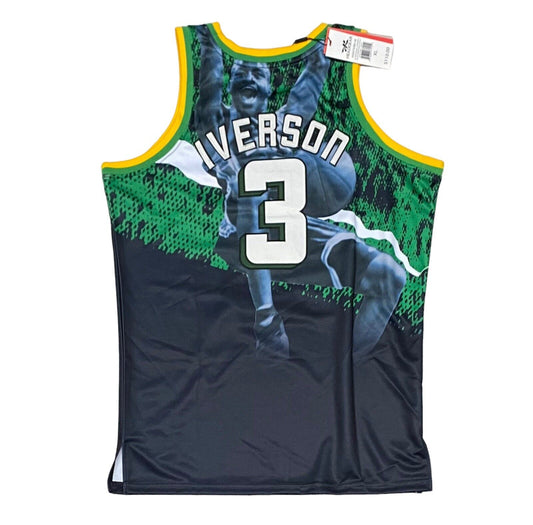 NEW AUTHENTIC Allen Iverson #3 Bethel HighSchool Throwback Basketball Jersey Sma