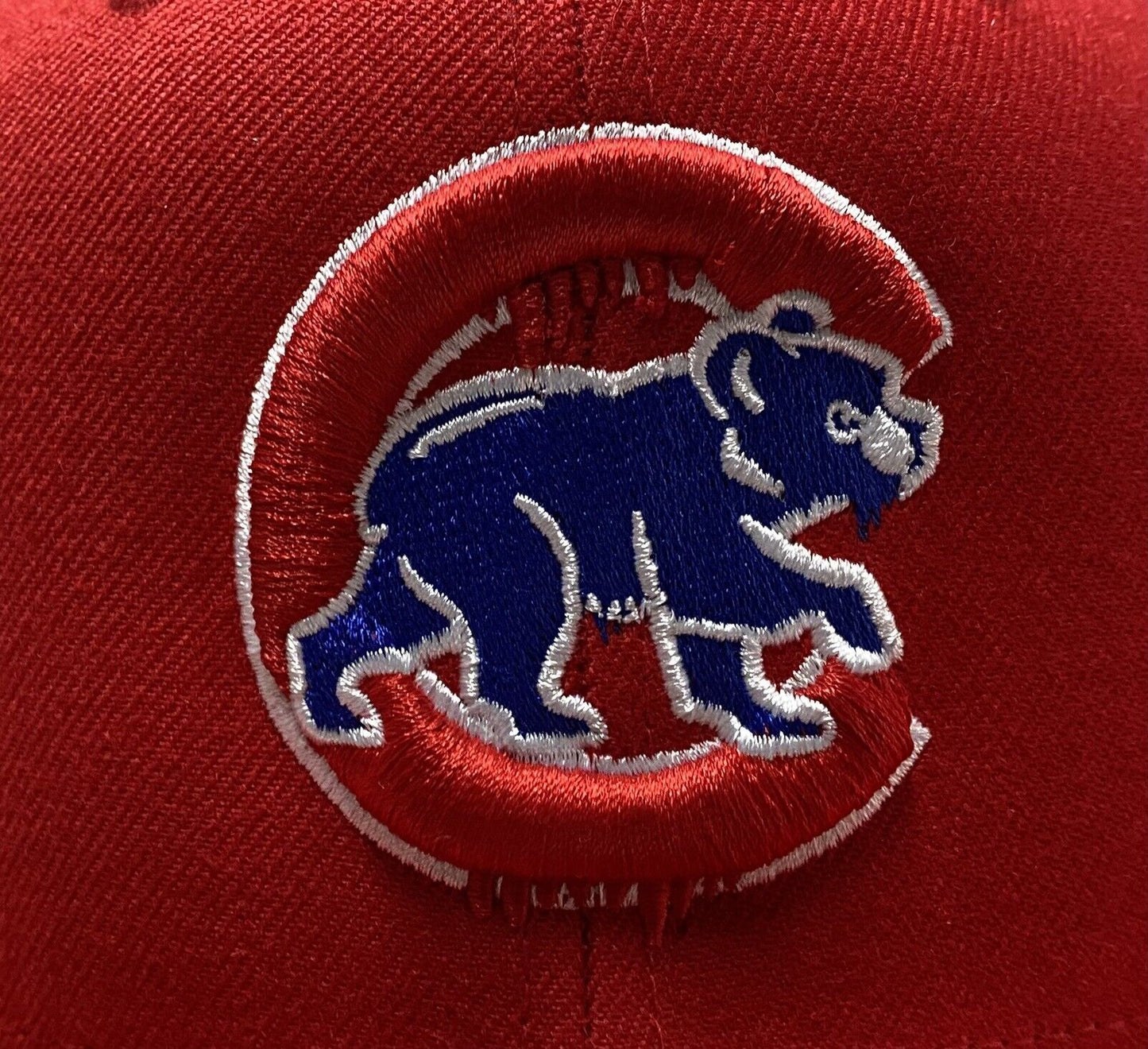 NEW MLB Chicago Cubs Capn On Melrose Red SnapBack Green UV Adjustable Hat