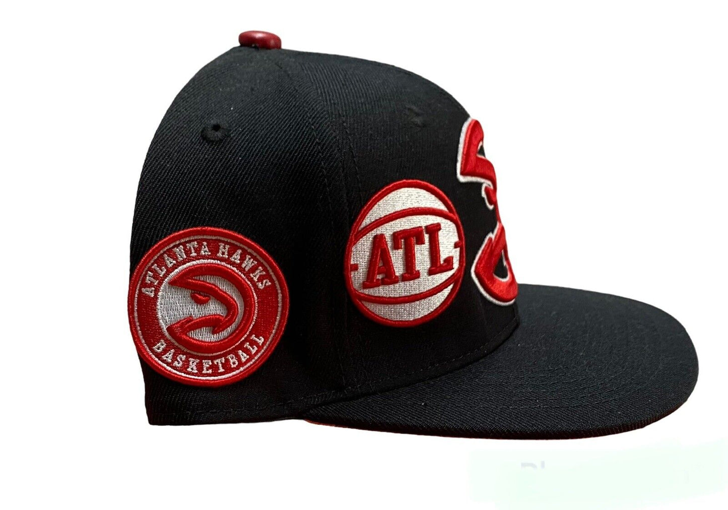 NEW Atlanta Hawks Pro Standard NBA Era Snapback  Double Front Logo Hat Pink UV